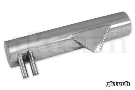 GK Tech Nissan S13 240SX Over The Radiator Oil Catch Can – Polished