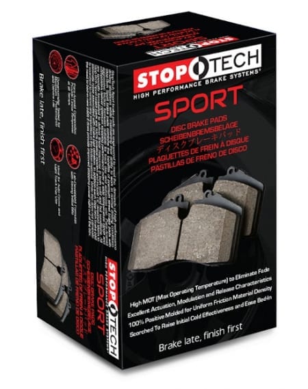 Stoptech Sport Brake Pads, Front, Non-Sport – Infiniti G37 08-13 Coupe, Q60 14-15 RWD CV36