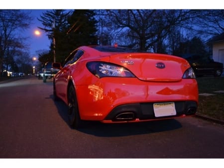 Spyder Black LED Tail Lights for Hyundai Genesis Coupe 2010-2012
