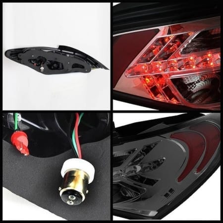 Spyder Smoke LED Tail Lights for Hyundai Genesis Coupe 2010-2012