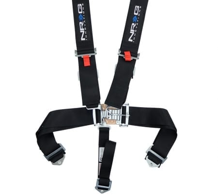NRG SFI 16.1 5PT 3in. Seat Belt Harness / Latch Link – Black