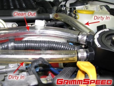 Grimmspeed Air Oil Separator – Subaru 08-14 WRX/ 05-12 Legacy GT