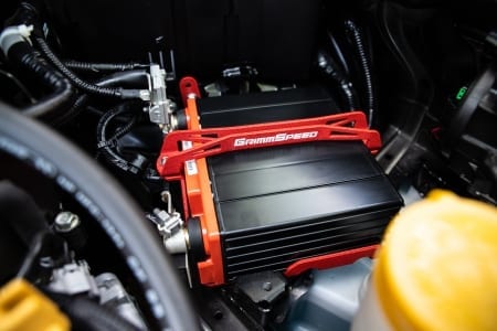 Grimmspeed Lightweight Battery Mount Kit RED – Subaru 08-18 WRX/STI