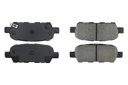 StopTech Sport Brake Pads w/Shims and Hardware – Rear – Infiniti G35 / G37 Nissan 350Z / 370Z