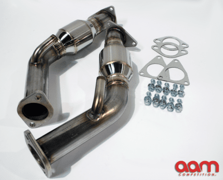AAM Competition 2.5″ Resonated Test Pipes – 09+ Nissan 370Z / 08+ Infiniti G37