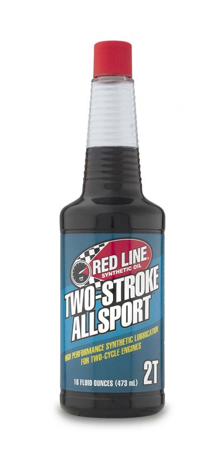 Red Line Two-Stroke AllSport Oil 16 Oz.