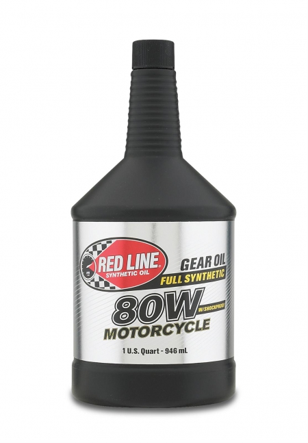 Red Line 80W Motorcycle Gear Oil w/ Shockproof Quart