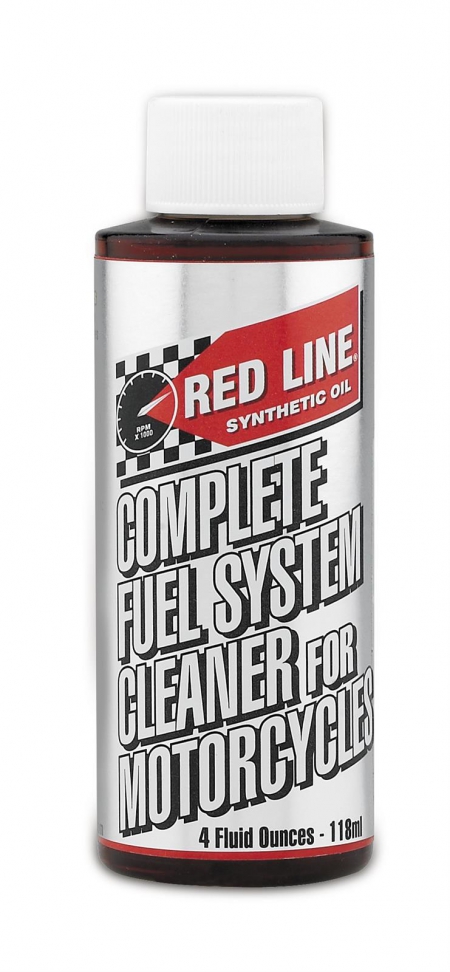 Red Line Complete Fuel System Cleaner for Motorcycles 4oz.