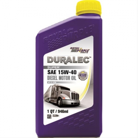 Royal Purple Duralec Motor Oil; 15W40; 1qt Bottle