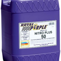 Royal Purple Nitro Plus 50 Racing Oil; SAE 50; 5gal Pail