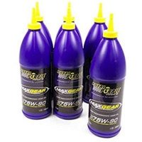 Royal Purple Max Gear Transmission Fluid; 75W90; (1 Case of 6 1qt Bottles)