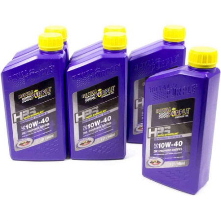 Royal Purple HPS Multi-Grade Motor Oil; 10W40; (1 Case of 6 1qt Bottles)