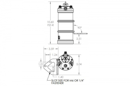Radium Fuel Surge Tank Mounting Bracket Universal Frame/Rail Mount | 13-0011