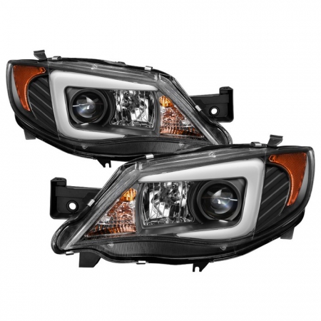 Spyder Projector Headlights for Subaru Impreza WRX 2008-2014 – Xenon/HID Model Only ( Not Compatible With Halogen Model ) – Light Bar DRL – Black
