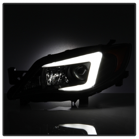 Spyder Projector Headlights for Subaru Impreza WRX 2008-2014 – Xenon/HID Model Only ( Not Compatible With Halogen Model ) – Light Bar DRL – Black