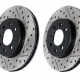 StopTech 90-01 Integra/ 01-05 Civic / 07+ Fit Slot & Drill Brake Front Left Rotor
