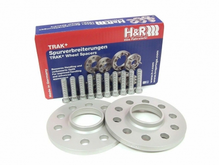 H&R Trak+ 15mm DRS Wheel Spacers – 5/114.3, 64.1 Center Bore, 12×1.5 Stud Thread | 3065640