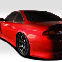 Duraflex V-Speed Wide Body Rear Fenders – 2 Piece – 1995-1998 Nissan 240sx S14