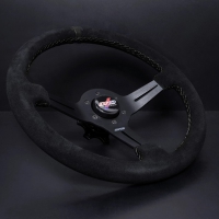 DND Performance 350MM Alcantara Sport Wheel – Black Stitch