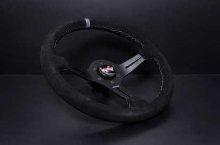 DND Performance 350MM Alcantara Sport Wheel – Grey Stitch