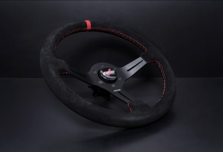DND Performance 350MM Alcantara Sport Wheel – Red Stitch