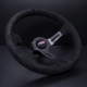 DND Performance 350MM Alcantara Race Wheel – Purple Stitch