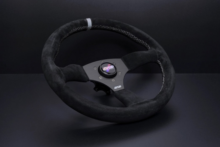 DND Performance 350MM Alcantara Touring Wheel – Grey Stitch
