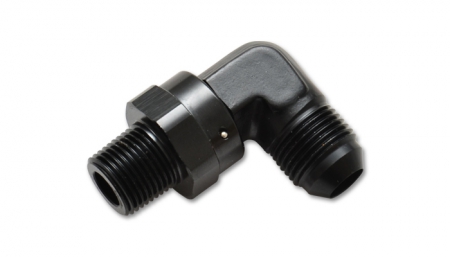 Vibrant -4AN to 1/4″NPT Male Swivel 90 Degree Adapter Fitting