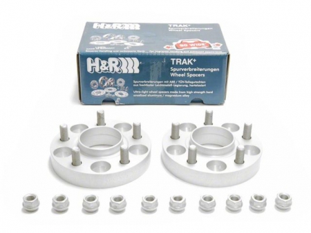 H&R Trak+ 25mm DRM Wheel Spacers – 5/114.3, 66.2 Center Bore, 12×1.25 Stud Thread | 5065662