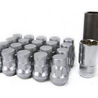 Muteki SR35 CLOSED END 16+4 Lock Set Lug Nuts – Silver – 12X1.50