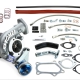 CX Racing LS1 Engine Transmission Mounts Kit Header Oil Pan For BMW E46 LS LSx T56 Swap
