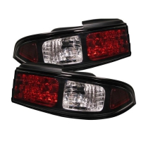 Spyder LED Tail Lights – Black – Nissan 240SX 95-98