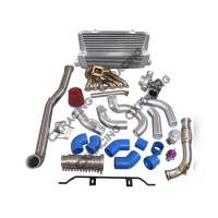 CX Racing Turbo Kit For Lexus IS300 2JZGTE 2JZ-GTE Swap Intercooler Manifold Downpipe