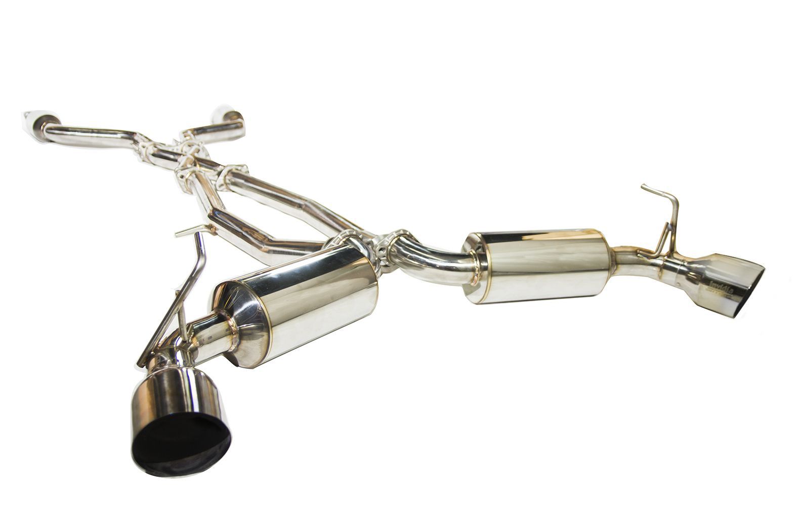 Invidia Dual N1 GT Catback Exhaust System, Stainless Steel Tip