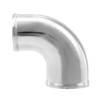 CX Racing Polished Cast Aluminum 90 Degree 3″-2.5″ O.D. Reducer Elbow Pipe