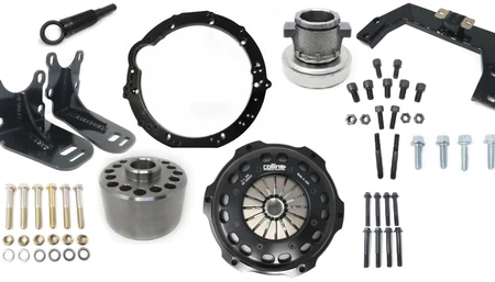 Collins 2JZ/1JZ ENGINE TO CD009 (350Z/370Z 6-SPEED) MANUAL TRANSMISSION G35 CHASSIS TWIN DISC FULL SWAP KIT