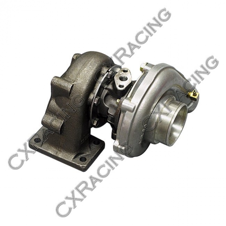 CX Racing T3 T04E Turbo Charger, .50 AR Compressor, .63 AR Turbine , 5 Bolt Exhuast, 3″ Inlet & 2″ Outlet