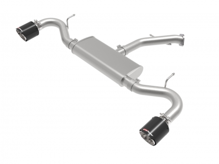 aFe Power 2.5in Axle-Back Exhaust System w/ Carbon Fiber Tips – 18-20 Hyundai Elantra GT