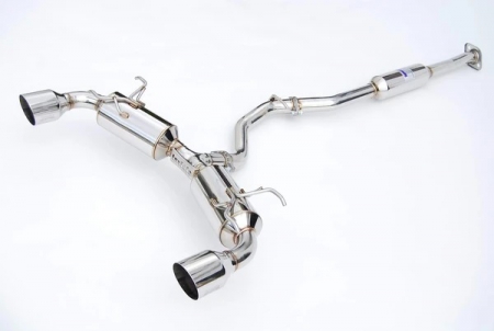Invidia N2 60mm Single Layer Stainless Tips Cat-Back Exhaust – 12+ Subaru BRZ / Toyota 86