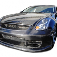 Duraflex 2003-2007 Infiniti G Coupe G35 Carbon Creations TS-1 Front Bumper Cover – 1 Piece