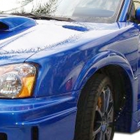Duraflex 2004-2005 Subaru Impreza WRX STI 4DR C-GT Wide Body Front Fenders – 2 Piece