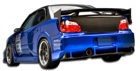 Duraflex 2004-2005 Subaru Impreza WRX STI 4DR C-GT Wide Body Rear Bumper Cover – 2 Piece