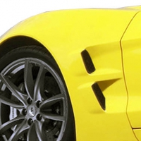 Duraflex 2005-2013 Chevrolet Corvette C6 ZR Edition Front Fenders – 2 Piece