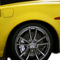 Duraflex 2005-2013 Chevrolet Corvette C6 ZR Edition Rear Fenders – 2 Piece