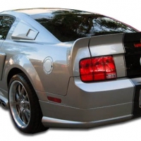 Duraflex 2005-2009 Ford Mustang CVX Rear Lip Under Spoiler Air Dam – 1 Piece