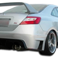 Duraflex 2006-2011 Honda Civic 2DR GT500 Wide Body Rear Bumper Cover – 1 Piece