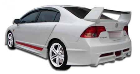 Duraflex 2006-2011 Honda Civic 4DR R-Spec Rear Bumper Cover – 1 Piece