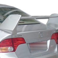Duraflex 2006-2011 Honda Civic 4DR R-Spec Wing Trunk Lid Spoiler – 1 Piece
