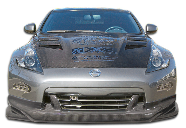 Duraflex 2009-2012 Nissan 370Z Z34 Carbon Creations EVS Front Lip Under Spoiler – 3 Piece