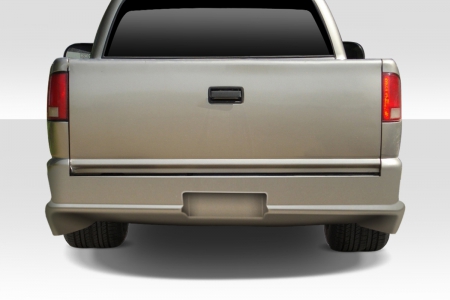 Duraflex 1994-2004 Chevrolet S-10 Sonoma Standard Ext Cab Drifter Rear Bumper Cover – 1 Piece